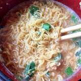 ランチにおススメ簡単スタミナ韮玉ラーメン